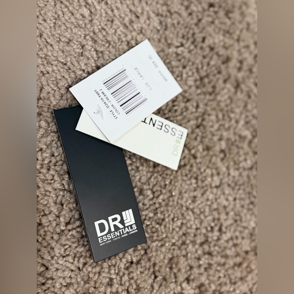 Essentials Men's Off-White Cargo Pants - Picture 4 of 5